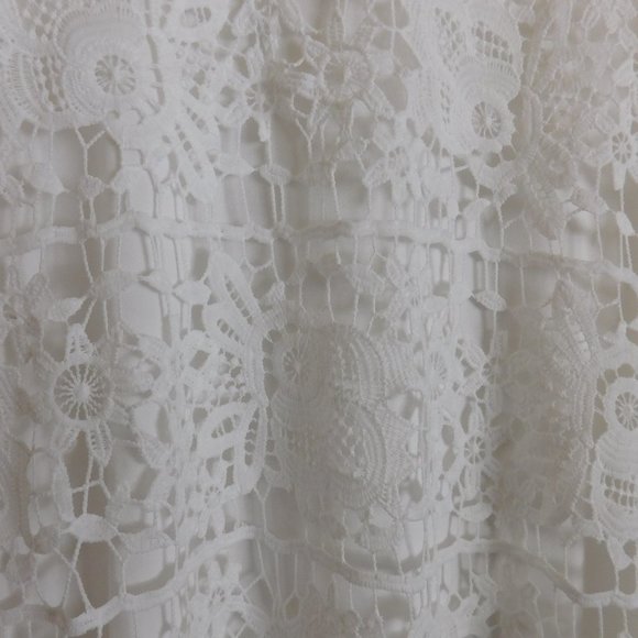 Women's Bella Ella White Lace Midi Dress, Size M - Picture 3 of 8